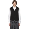 YOHJI YAMAMOTO YOHJI YAMAMOTO BLACK HOODED VEST