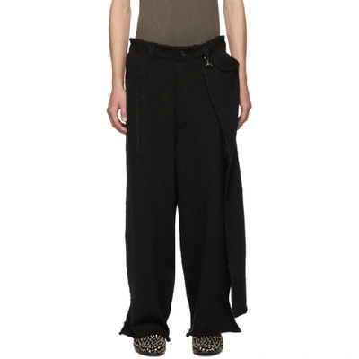 Yohji Yamamoto Black Knit Trousers