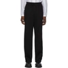 3.1 PHILLIP LIM 3.1 PHILLIP LIM BLACK BONDED WIDE-LEG LOUNGE PANTS