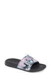 Nike 'benassi - Just Do It' Print Sandal In Black