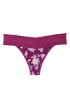 Mulberry Purple Floral Print