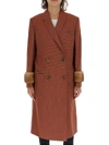 FENDI FENDI DOUBLE BREASTED TRENCH COAT