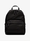 Prada Classic Logo Plaque Backpack In Black