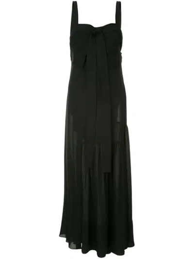 3.1 Phillip Lim / フィリップ リム Tie Front Flared Dress In Black