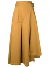 3.1 PHILLIP LIM / フィリップ リム 3.1 PHILLIP LIM 系腰带半身裙 - 黄色