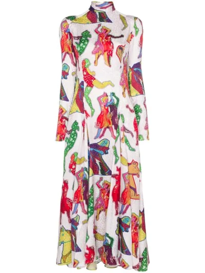Stella Mccartney All Together Now Lucy In The Sky With Diamonds Dress In Pink