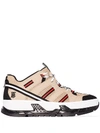 Burberry The Union Logo Platform Sneaker In Brown