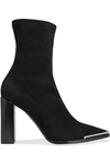 ALEXANDER WANG MASCHA SUEDE SOCK BOOTS