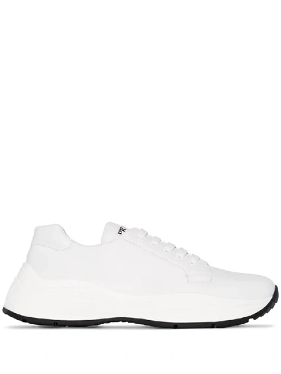 Prada White Vit Montana Sneakers