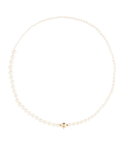 Sophie Bille Brahe Classic Collection 14k Yellow Gold & 2-6mm Pearl Petite Peggy Necklace