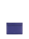 MULBERRY MULBERRY EMBOSSED LOGO CARDHOLDER - 蓝色