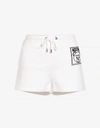 MOSCHINO Teddy Label fleece shorts