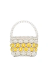 SHRIMPS SHELLY BEADED TOTE BAG