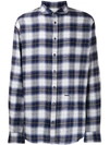 DSQUARED2 DSQUARED2 CHECK FLANNEL SHIRT - 蓝色