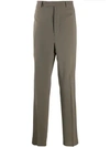 RICK OWENS HIGH-RISE TROUSERS