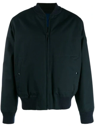 Woolrich Bomber Jacket In Blue