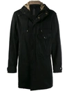 TEN C TEN C CYCLONE COAT - 黑色