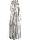 A.W.A.K.E. PLEATED COCKTAIL DRESS