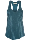 ALEXANDRE VAUTHIER ALEXANDRE VAUTHIER SPARKLE TANK TOP - 蓝色