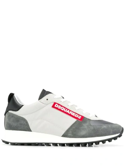Dsquared2 Lace Up Trainers In Grey