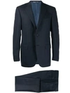 CANALI CANALI SINGLE-BREASTED WOOL SUIT - BLUE