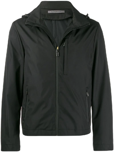 Canali Classic Zip-up Windbreaker - Schwarz In Black