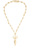 CHLOÉ FEMININITIES GOLD-TONE NECKLACE