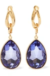 MOUNSER NIGHT SKY GOLD-PLATED CRYSTAL EARRINGS