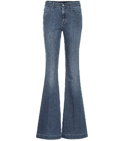 Stella Mccartney High-rise Bootcut Jeans In Blue