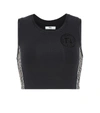 FENDI LOGO CROP TOP,P00403621