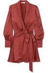 ZIMMERMANN SILK WRAP MINI DRESS