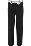 ALEXANDER WANG Fold-over wool pants