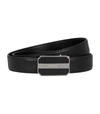 MONTBLANC LEATHER LOGO BUCKLE BELT,14822036