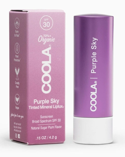 Coola Mineral Liplux Organic Tinted Lip Balm Sunscreen Spf 30 In Purple Sky