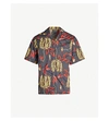 PRADA LILIUM-PRINT RELAXED-FIT COTTON SHIRT