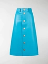 BALENCIAGA BUTTON-FRONT SKIRT,556056TDS0713696670