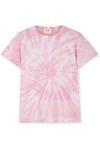 Re/done Classic Tie-dyed Cotton-jersey T-shirt In Pink