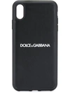 Dolce & Gabbana Logo Iphone Xs Max Case In Black