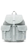 Herschel Supply Co X-small Dawson Backpack In Light Grey Crosshatch