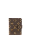 LOUIS VUITTON LOUIS VUITTON PRE-OWNED MINI AGENDA ADDRESS BOOK COVER - BROWN