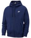 NIKE MEN'S SPORTSWEAR CLUB FLEECE FULL-ZIP HOODIE