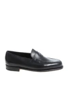 JOHN LOBB LOAFER LOPEZ BLACK CALF,11011527