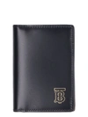 BURBERRY LEATHER FLAP-OVER CARD HOLDER,11011586