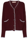 MARNI CONTRAST TRIM CARDIGAN