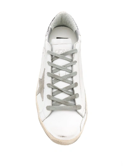 Golden Goose Low Top Lace Up Sneakers - White