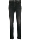 SAINT LAURENT STONEWASHED SKINNY JEANS