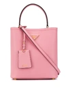 Prada Top Handles Leather Handbag - Pink
