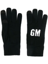 MSGM LOGO KNIT GLOVES