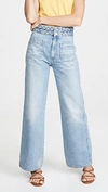 CITIZENS OF HUMANITY ISLA BRAIDED WIDE LEG JEANS