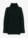 JACQUEMUS JACQUEMUS TURTLENECK RIBBED KNIT JUMPER,193KN171938058014084273